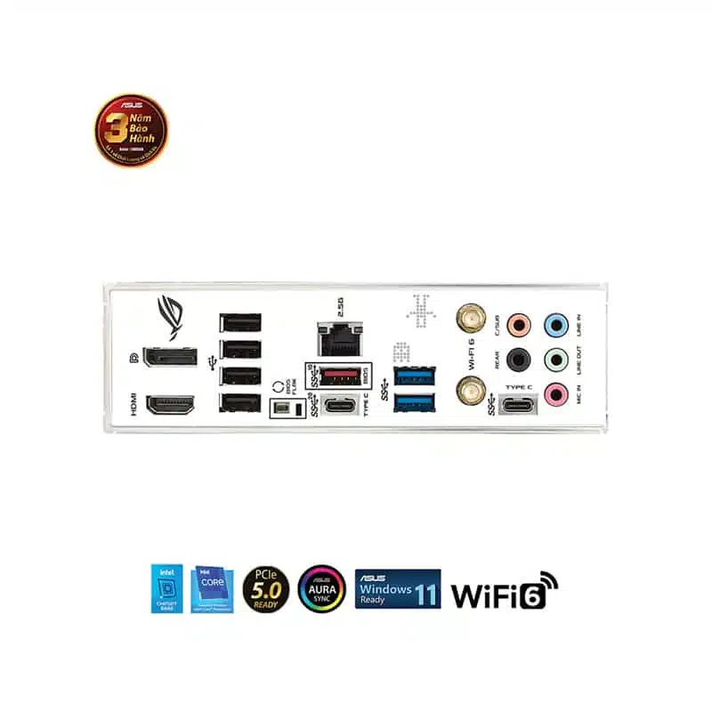 Cổng cắm kết nối Mainboard Asus ROG STRIX B660-A Gaming Wifi D4