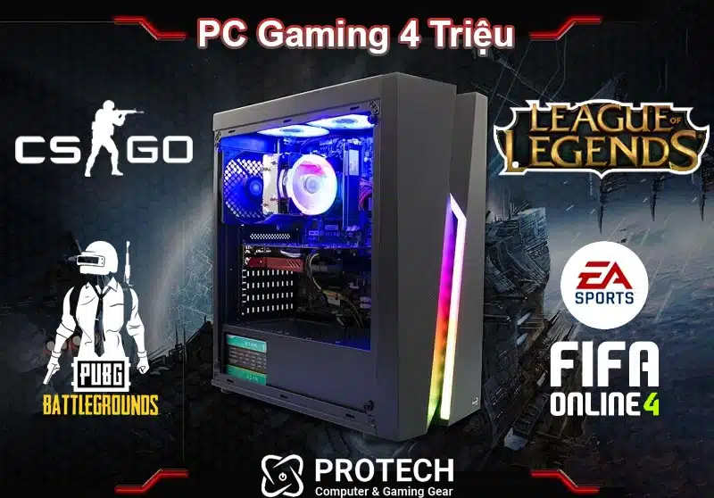 Full bộ PC Gaming #01 (i3-4150/8GB DDR3/SSD 120GB/650W) - Protech Computer