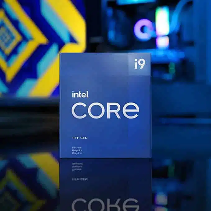 CPU Intel Core i9-11900F 2.5GHz turbo boost lên tới 5.2Ghz, 8 nhân 16 luồng, sử dụng socket LGA1200