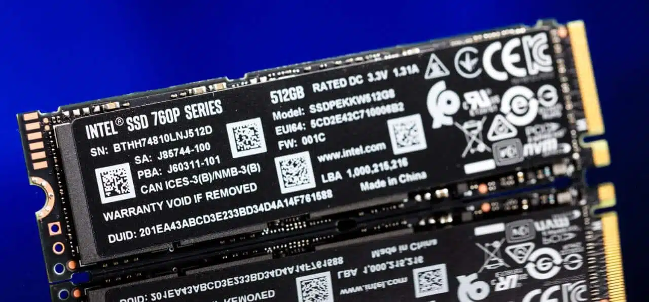 SSD Intel 760P 256GB 3D-NAND M.2 NVMe PCIe Gen3 x4 - Protech Computer