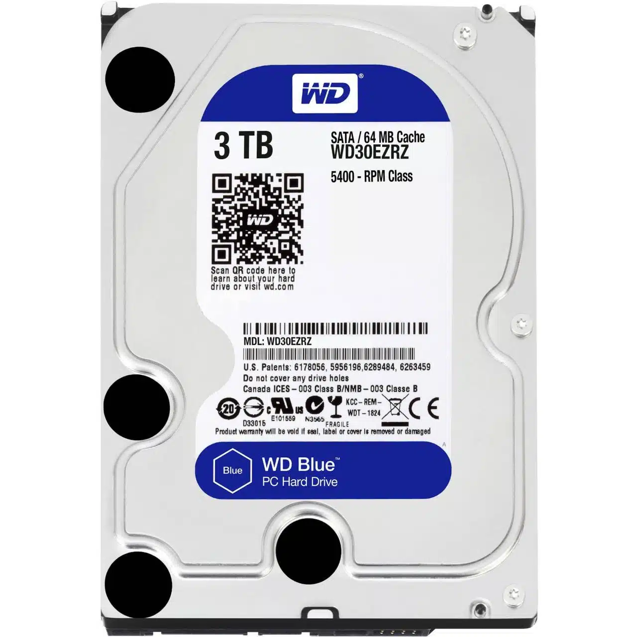 Ổ Cứng HDD Western Digital WD Blue 3TB SATA3 3.5" - Protech Computer