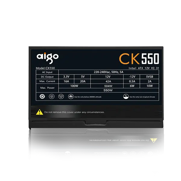 Nguồn máy tính Aigo CK550 550W - Protech Computer