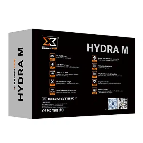 Nguồn máy tính Xigmatek HYDRA M 550 550W- Protech Computer