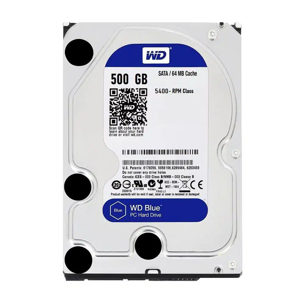 Ổ Cứng HDD Western Digital WD Blue 500GB 3.5 inch SATA 3 5400RPM - Protech Computer
