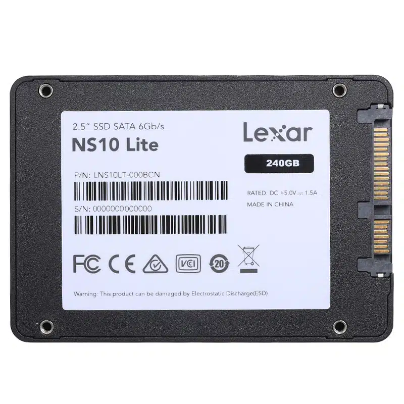 Ổ cứng SSD 240GB Lexar NS10 Lite 2.5-Inch SATA III - Protech Computer