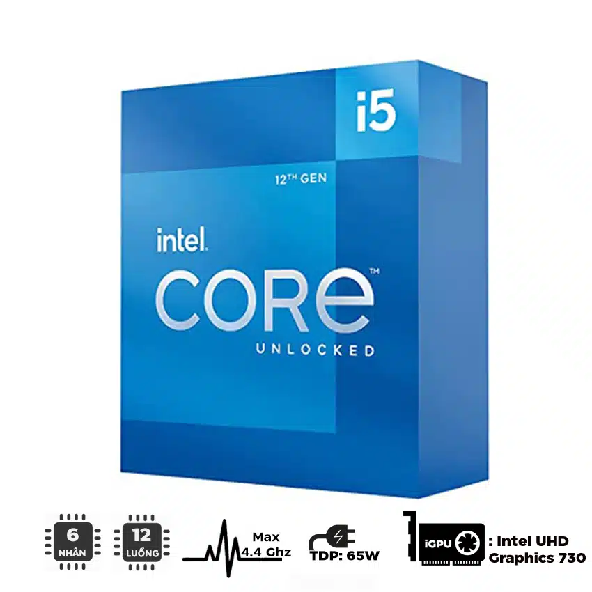 Box CPU Intel Core i5-12400 - Protech Computer