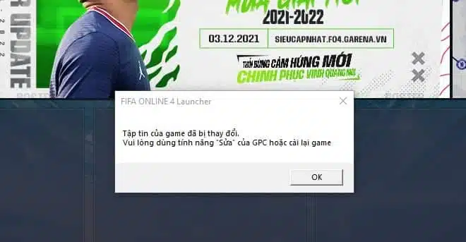 FIFA Online 4 Việt Nam – HƯỚNG DẪN KHẮC PHỤC LỖI KHI ĐĂNG NHẬP VÀO FIFA ONLINE 4