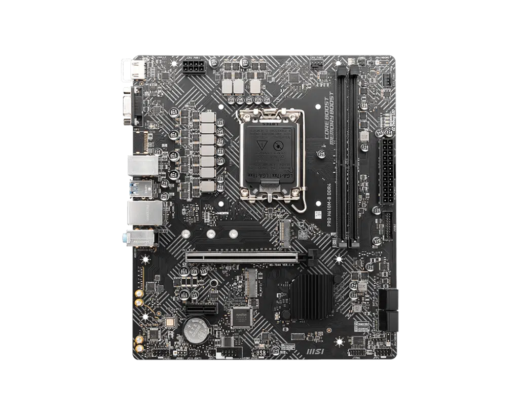 PRO H610M-B DDR4 Motherboard M-ATX - Intel 12th Gen Processors - Protech Computer