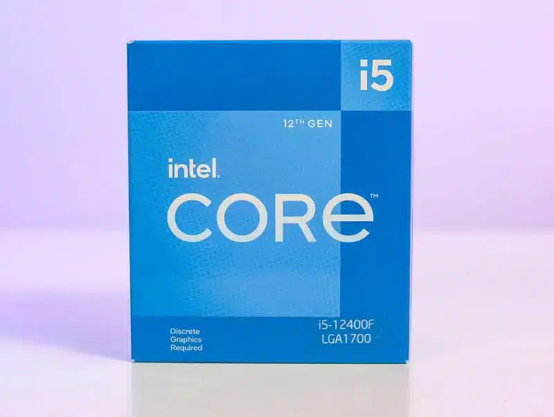 PC Gaming i5 dùng CPU Intel Core i5-12400F