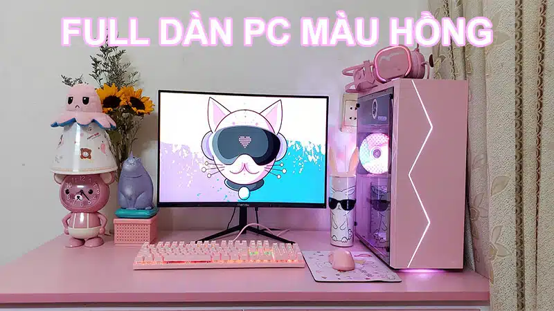 PC Màu hồng - máy tính để bàn màu hòng