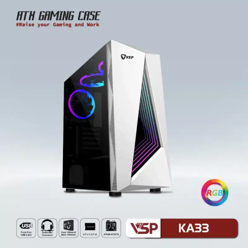 Cấu hình PC Gaming Màu Trắng GAME VSP KA33