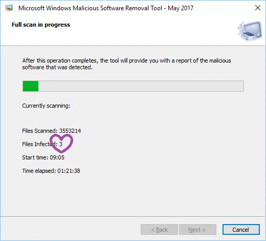 Microsoft Software Malicious Removal Tool (MRT) - Protech Computer 6