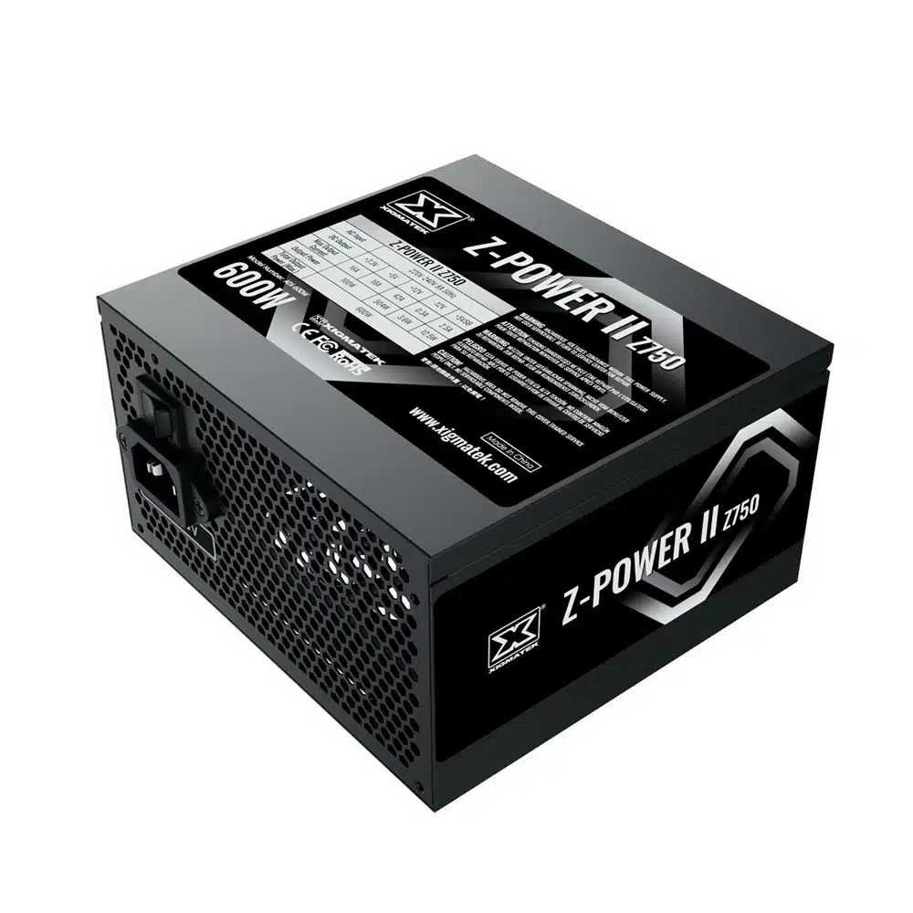 Nguồn Xigmatek Z-Power II Z750 (Màu Đen/600W) 5- Protech Computer