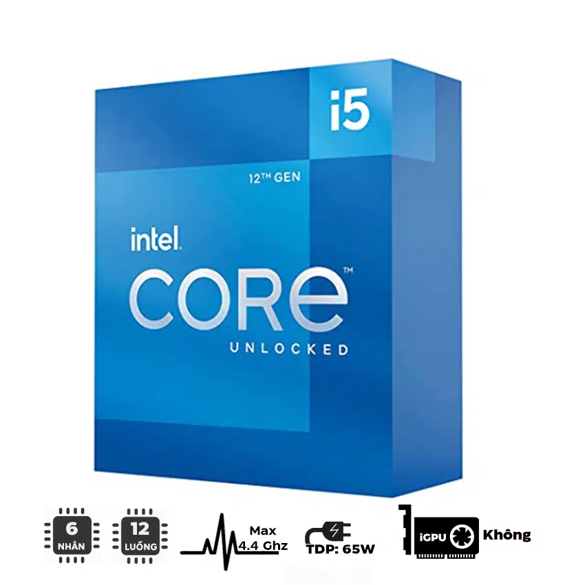Box CPU Intel Core i5-12400F - Protech Computer